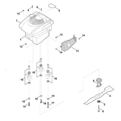 Imagen de D - Motor, cuchilla MB 3.1 RC