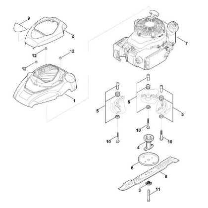 Imagen de E - Motor, cuchilla MB 4.1 RTP