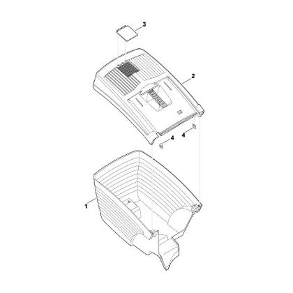 Imagen de E - Saco recogedor de hierba MB 448.0