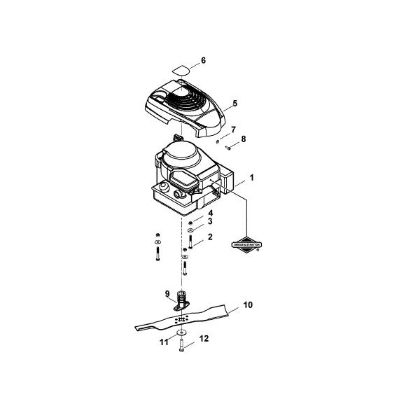 Imagen de D - Motor, cuchilla MB 460