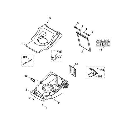 Imagen de B - Carcasa MB 505 C