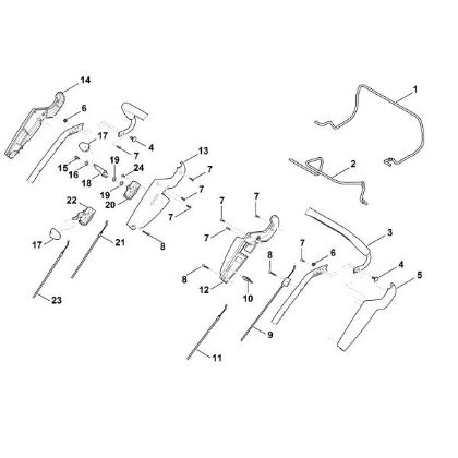 Imagen de A - Parte superior de manillar MB 655.0 GM