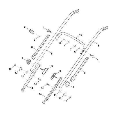 Imagen de C - Parte inferior de manillar MB 655.0 G, MB 655.0 GM MB 655.0 GM