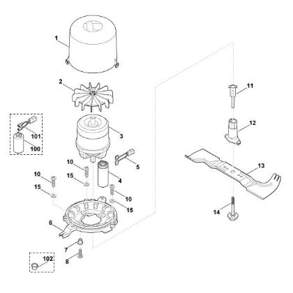 Imagen de E - Motor, cuchilla ME 545.0 C