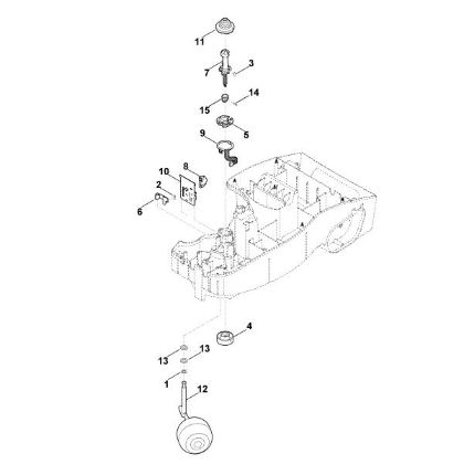 Imagen de B - Sensor de colisián, rueda delantera MI 322.0 C