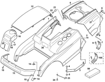Imagen de A - Cubierta MF 460