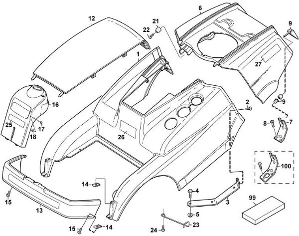 Imagen de A - Cubierta MF 460
