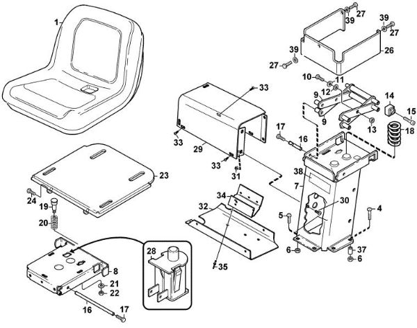 Imagen de E - Asiento MF 880