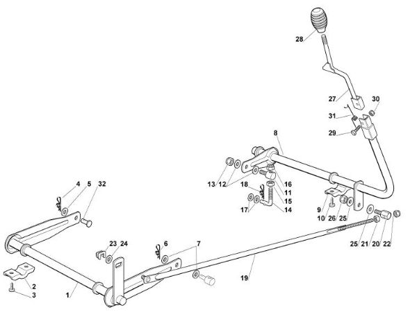 Imagen de G - Sistema de elevacián del equipo de corte MR 385