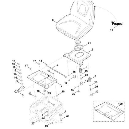 Imagen de G - Asiento MT 5097.0 C