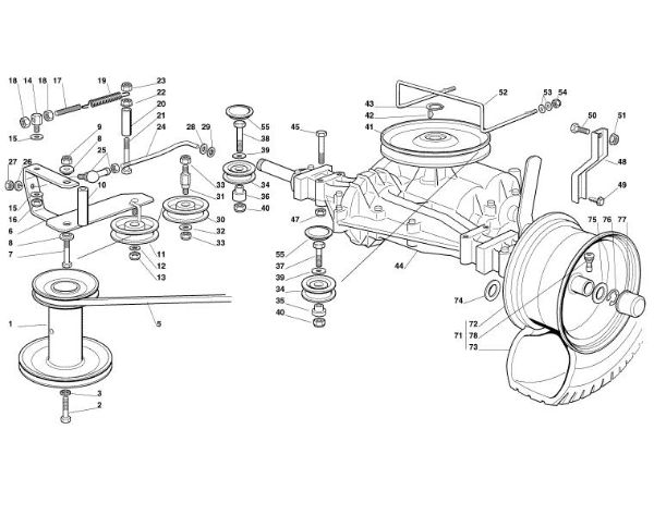 Imagen de F - Caja reductora MT 545 L