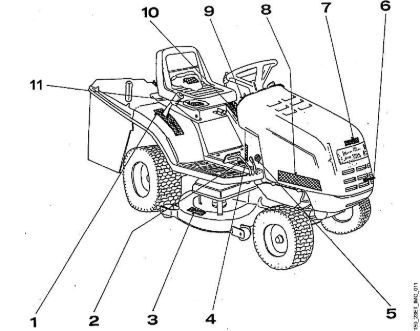MT MT 640 (1996) J - Adhesivo de la marca Viking