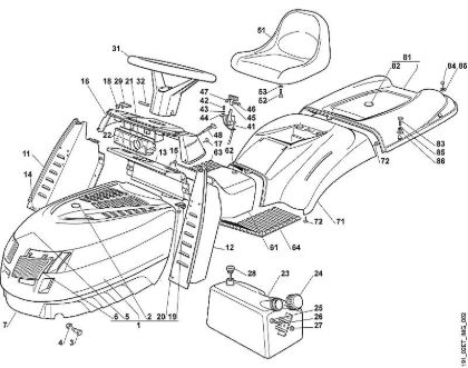 MT MT 790 B - Carrocerí­a, asiento de la marca Viking