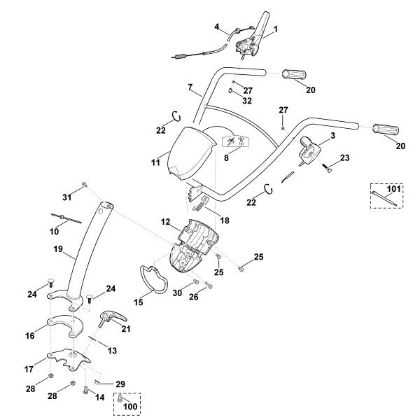 Imagen de A - Manillar HB 445.0