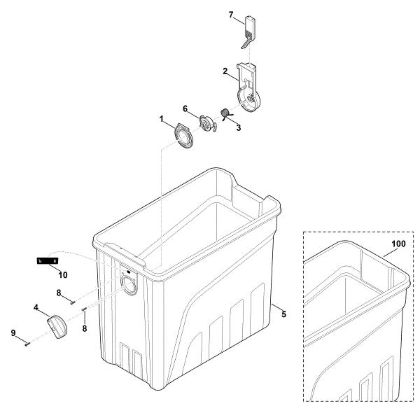 Imagen de E - Recogedor de material triturado GE 135.0 L