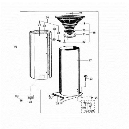 Imagen de E - Canal de alimentacián GE 325, GE 335 GE 335