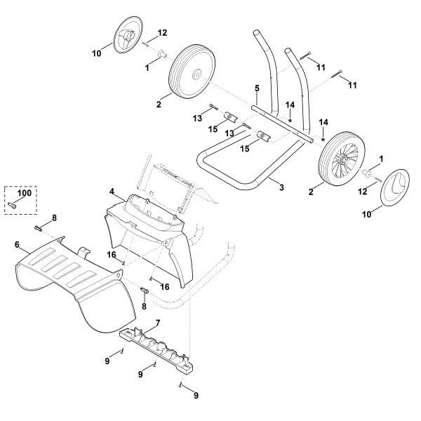 Imagen de D - Pie de rueda GE 375.1