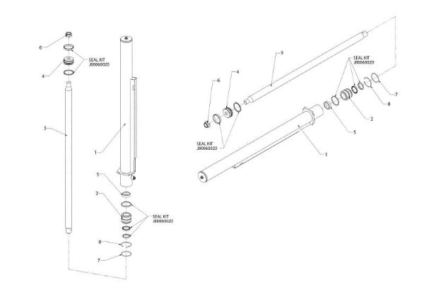 Cylinder SPL 910 SC Log splitter