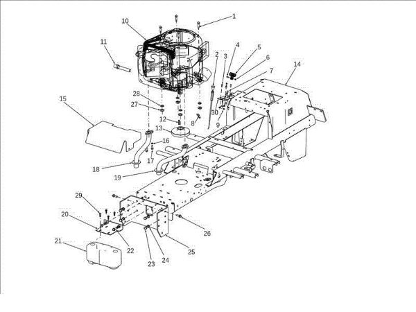 Engine OM 106S/24H 4X4 Cat.2013 Garden tractor
