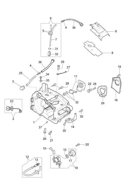 Crankcase 925 Chainsaw