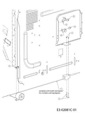 Interruptor "full bag" KROSSER 92/16 H Cat. 2010 Tractor