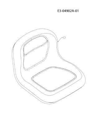 Asiento KROSSER 105/17,5 H Cat. 2010 Tractor