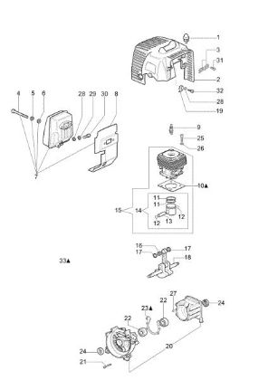 Motor SPARTA 440 T (Euro2) Desbrozadora