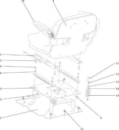 Carcasa (2/2) APACHE 92 EVO Cat.2015 Tractor