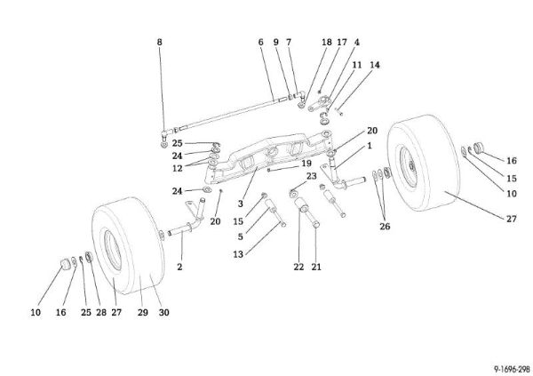 Eje anterior OM 92/13H Cat. 2016 Tractor