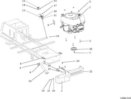 Motor OM 107 L/17,5 H Cat. 2016 Tractor