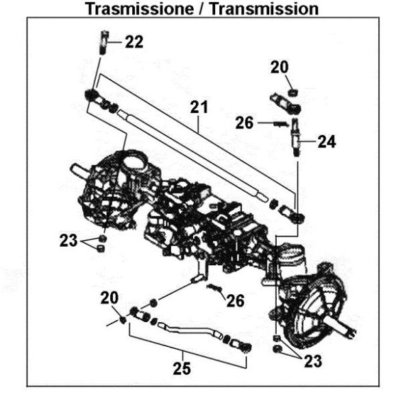 Transmisión eje anterior APACHE 92 4x4 EVO Cat.2021 Tractor
