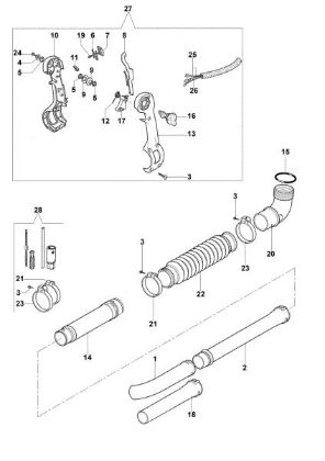 Tubo BV 162 Sopladora