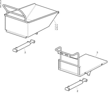 Caja dámper CR 550 HD (Export) Minitransportador