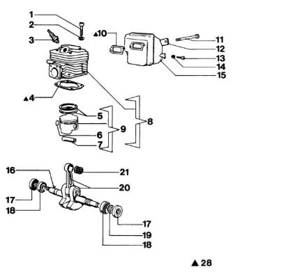 Motor 350AF Super Motosierra